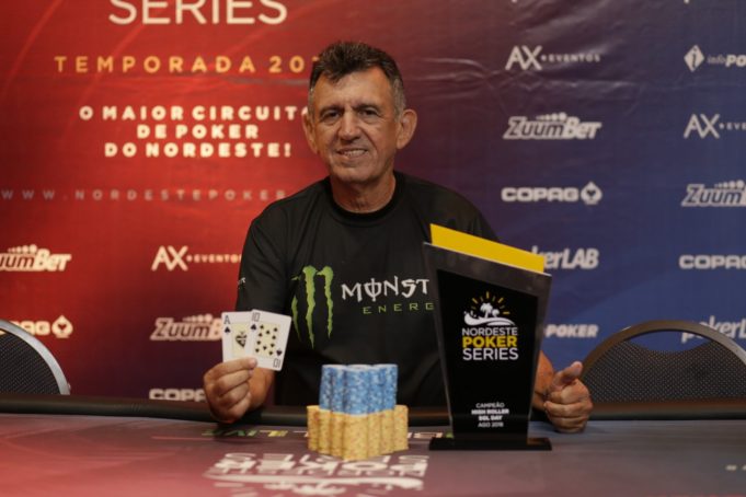 Agostinho Barreira campeão do High Roller Single Day do NPS Natal