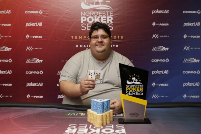 Emanuel Fonseca campeão do High Roller do NPS Natal