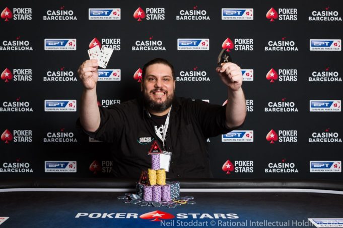 Victor Marques campeão do torneio da imprensa no EPT Barcelona