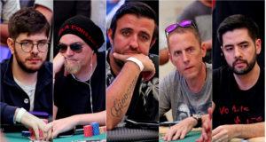 Thiago Crema, Rafael Caiaffa, André Akkari, Andres Korn e Thiago Decano - WSOP Brazil Rio