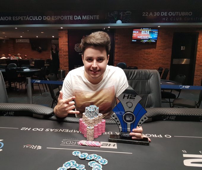 Willian Miquelissa campeão do Curitiba Poker Tour