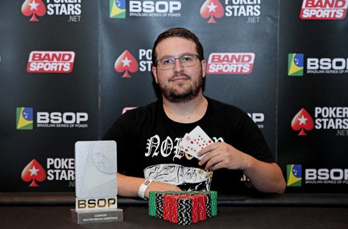 André Constantino Campeão do No Breaks do BSOP Floripa