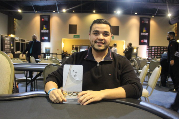 Pablo Almeida campeão do PL Omaha Dealers Choice do BSOP Floripa