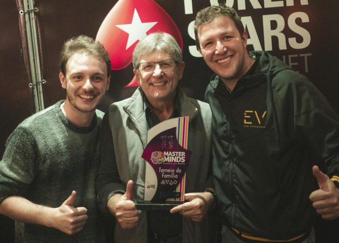 Fernando, Manoel e Gustavo Domingues - Campeões Torneio da Família MasterMinds 11