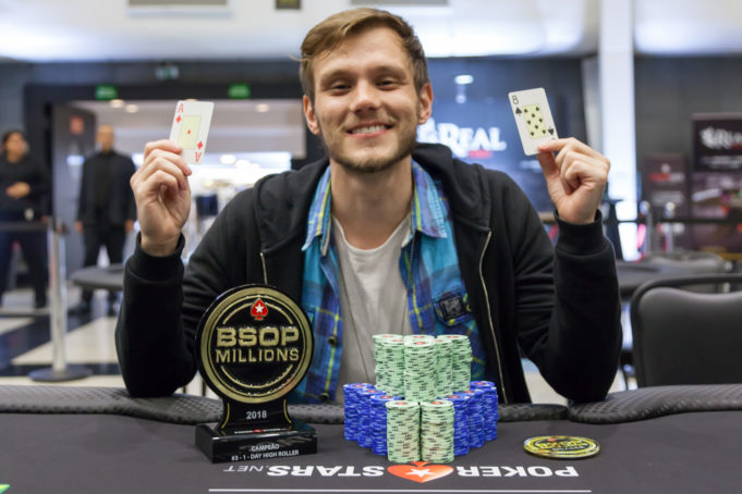 Alisson Piekazewicz campeão do 1-Day High Roller do BSOP Millions