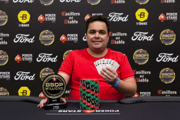 José Gaudêncio campeão do HORSE do BSOP Millions