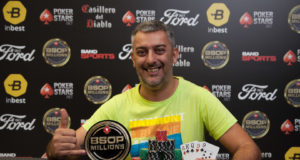 Marco Bertolino campeão do 5-Card Draw do BSOP Millions