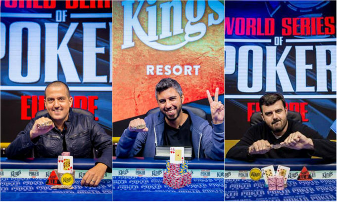 Tamir Segal, Asi Moshe e Timur Margolin campeões na WSOP Europa