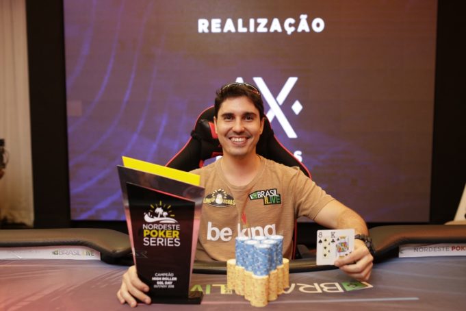 Guilherme Chenaud campeão do High Roller Single Day do NPS Recife