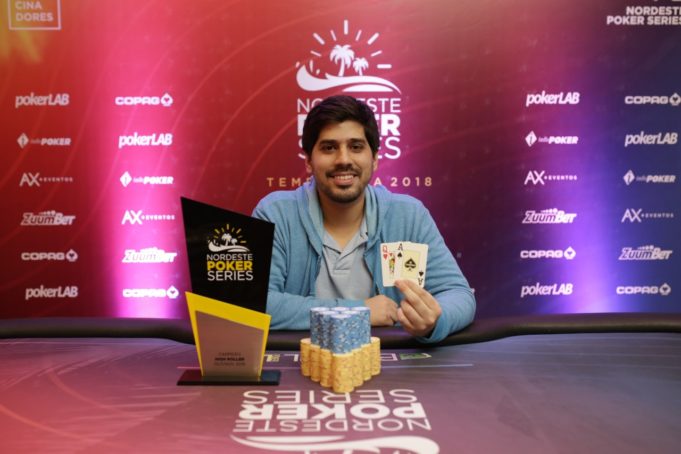 Douglas Lopes campeão do High Roller do NPS Recife