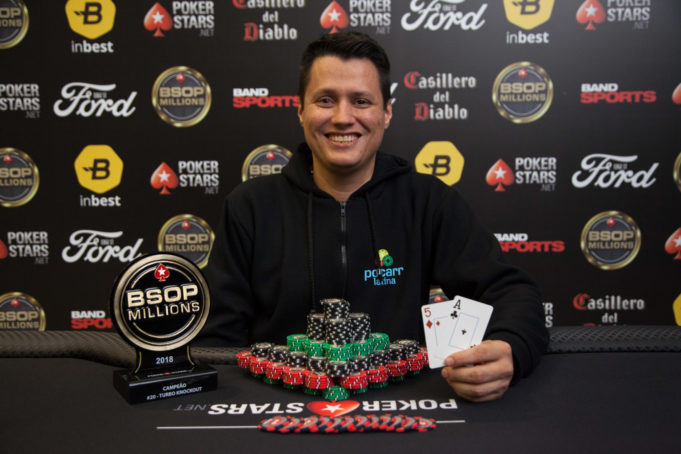 Victor Cativo campeão do Turbo Knockout do BSOP Millions