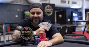 Kadu Campion campeão do Pot-Limit Omaha Turbo Knockout do BSOP Millions