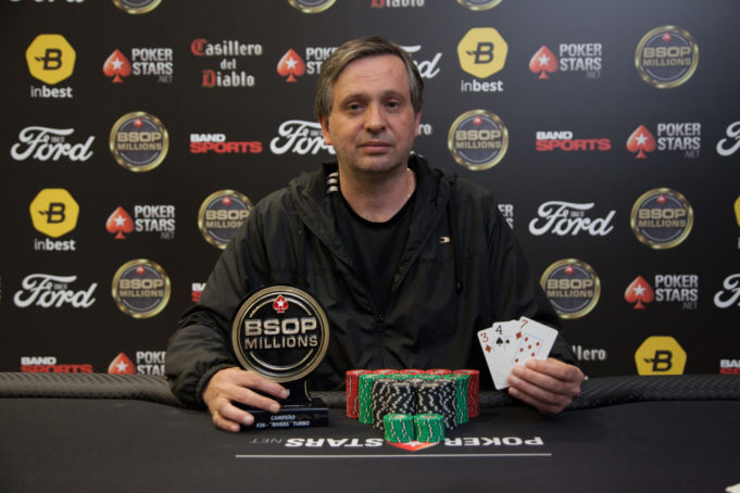 Celso Sirtoli campeão do Rivers do BSOP Millions