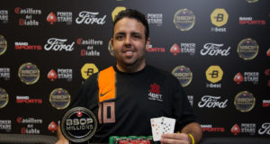 Guilherme Franco campeão do Turbo Mega Deep do BSOP Millions