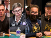 Justin Bonomo, Fedor Holz, Daniel Negreanu e Phil Hellmuth