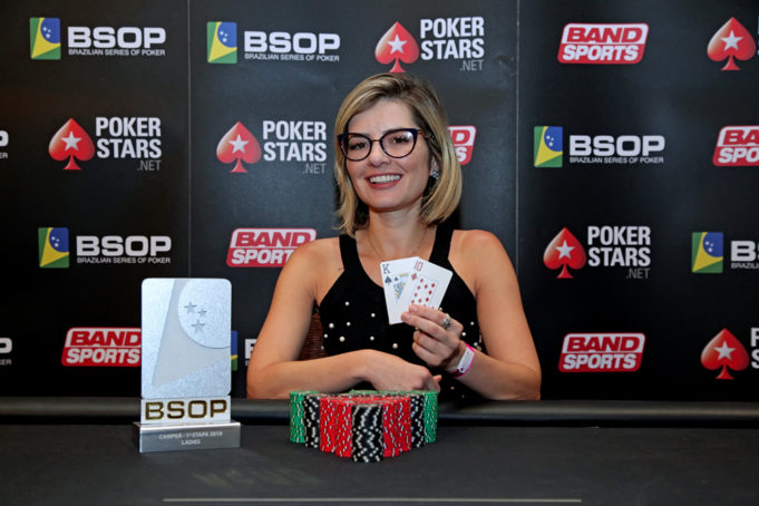 Roberta Cantelli - Campeã Ladies - BSOP Iguazu