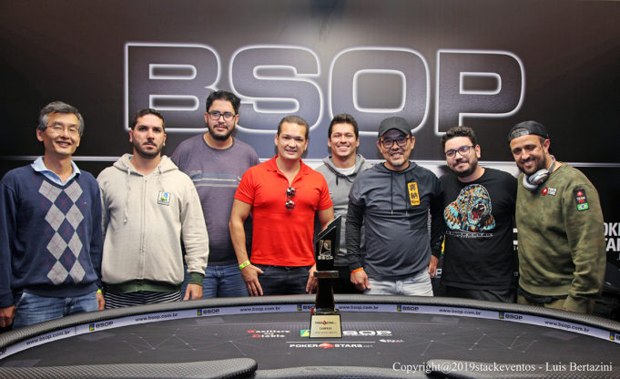 Mesa Final do Main Event do BSOP do São Paulo