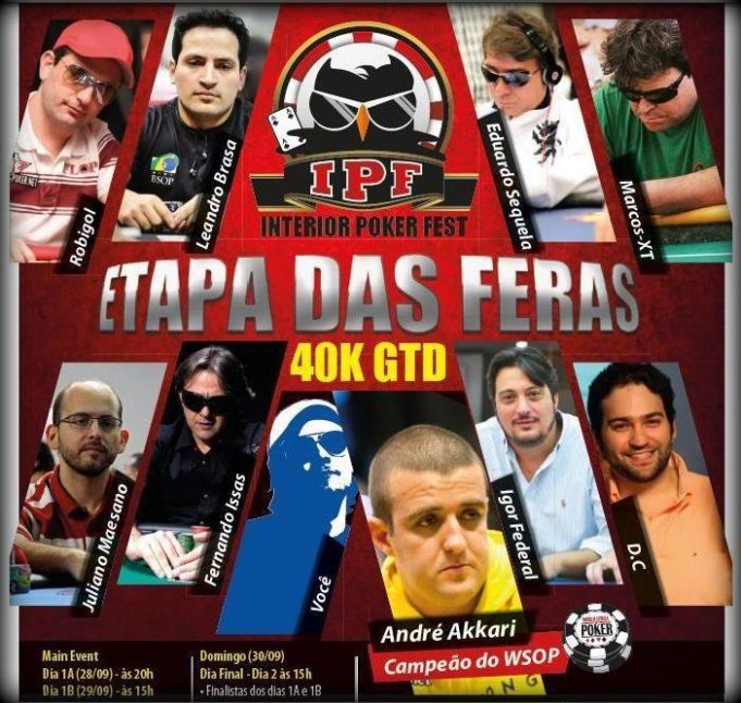 André Akkari no Interior Poker Fest em 2012