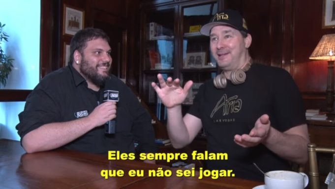 Vitão e Phil Hellmuth