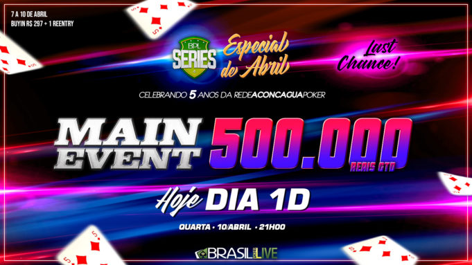 Especial de Abril do Brasil Poker Live