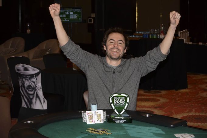 Elio Fox campeão do Super High Roller do Seminole Hard Rock Poker