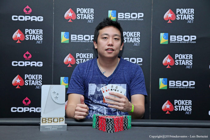 Tiago Yasuo campeão do Pot-Limit Omaha do BSOP Rio Quente