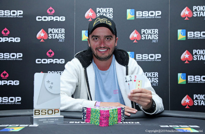 Bruno de Castro campeão do Rivers do BSOP Rio Quente