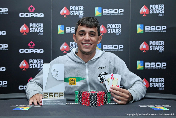 Everton Bezerra é campeão do Win the Button do BSOP Rio Quente