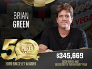 Brian Green - Campeão Evento #2 - WSOP 2019