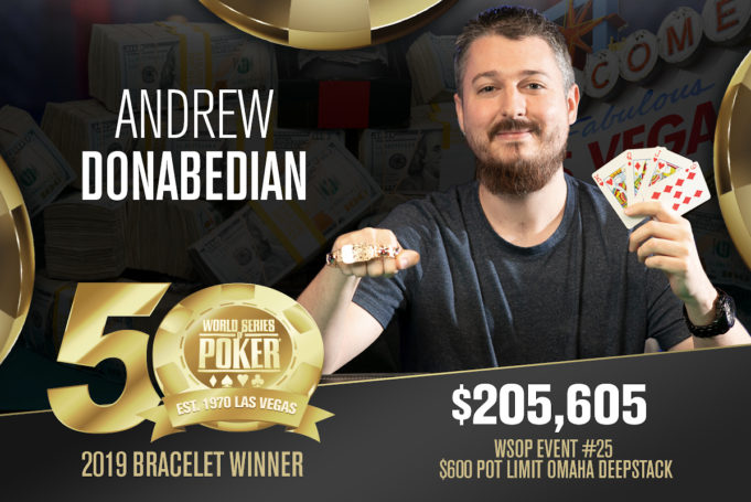 Andrew Donabedian campeão do Evento #25 da WSOP