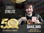 Daniel Strelitz campeão do Evento #11 da WSOP