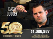 Dash Dudley campeão do Evento #52 da WSOP