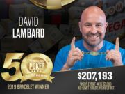 David Lambard campeão do Evento #36 da WSOP