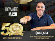 Howard Mash campeão do Seniors Championship da WSOP