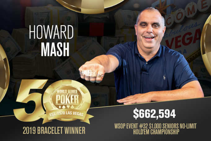 Howard Mash campeão do Seniors Championship da WSOP