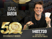 Isaac Baron campeão do Evento #16 da WSOP