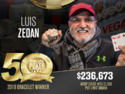 Luis Zedan campeão do Evento #30 da WSOP