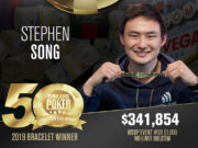 Stephen Song campeão do Evento #28 da WSOP