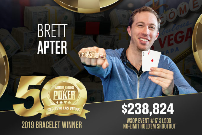 Brett Apter - Campeão Evento #17 - WSOP 2019