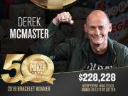 Derek McMaster - Campeão Evento #4 - WSOP