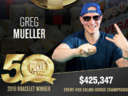 Greg Mueller - Campeão Evento #33 - WSOP 2019