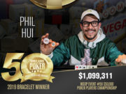 Phil Hui - Campeão Poker Players Championship - WSOP 2019