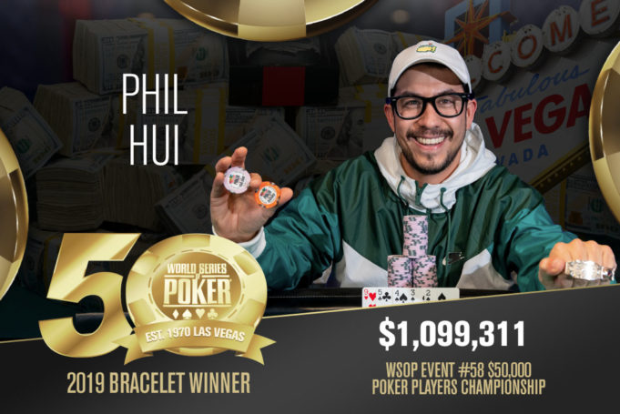 Phil Hui - Campeão Poker Players Championship - WSOP 2019