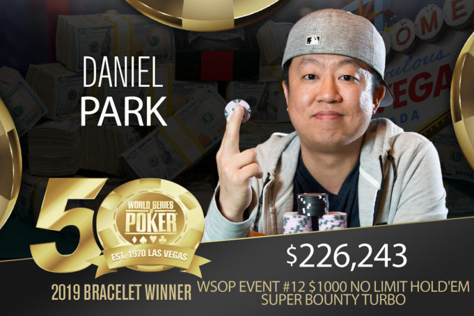 Daniel Park - Campeão Evento #12 - WSOP 2019