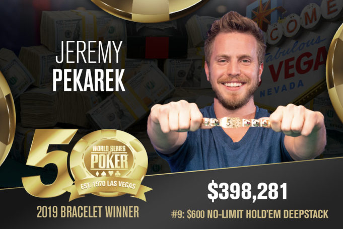 Jeremy Pekarek - Campeão Evento #9 - WSOP 2019