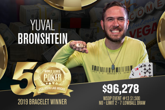 Yuval Bronshtein - Campeão Evento #13 - WSOP