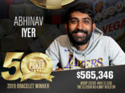 Abhinav Iyer campeão do Evento #84 da WSOP