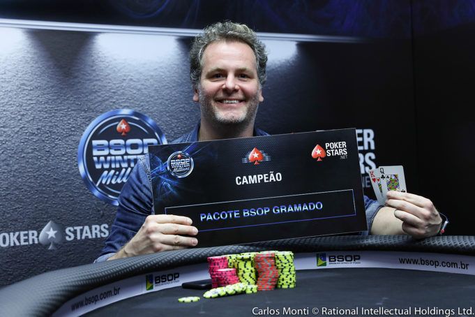 Marlos Tocha vence o Torneio das Celebridades do BSOP Winter Millions