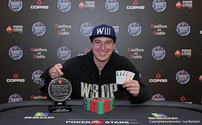 William Xavier campeão do Pot-Limit Omaha Dealers Choice do BSOP Winter Millions