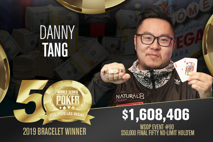 Danny Tang vence o Evento #90 da WSOP